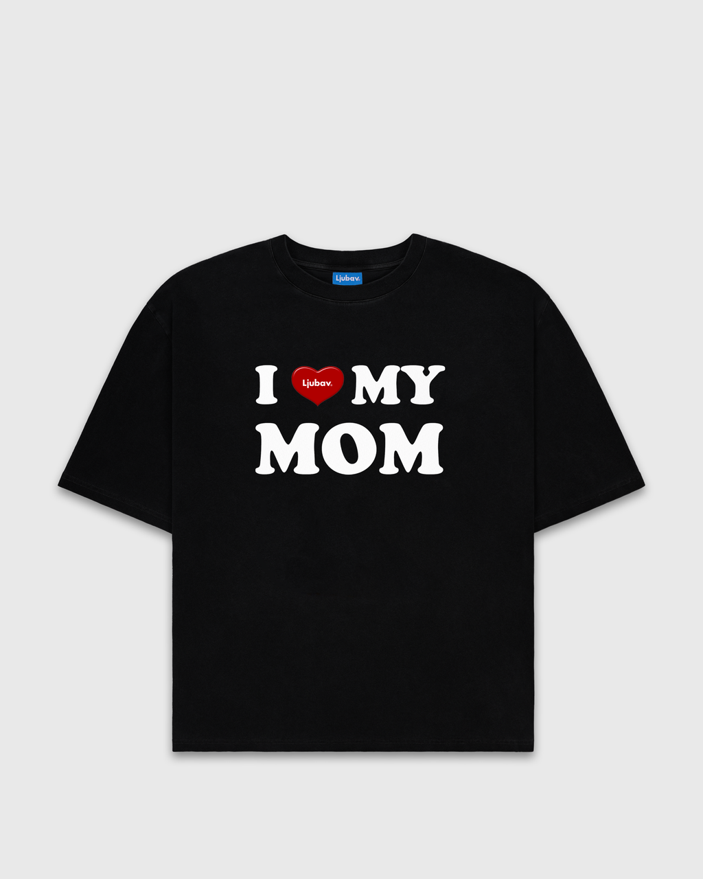 I 3 My Mom T Shirt Black