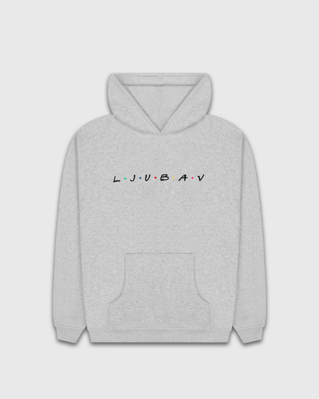 Grey friends hoodie hotsell