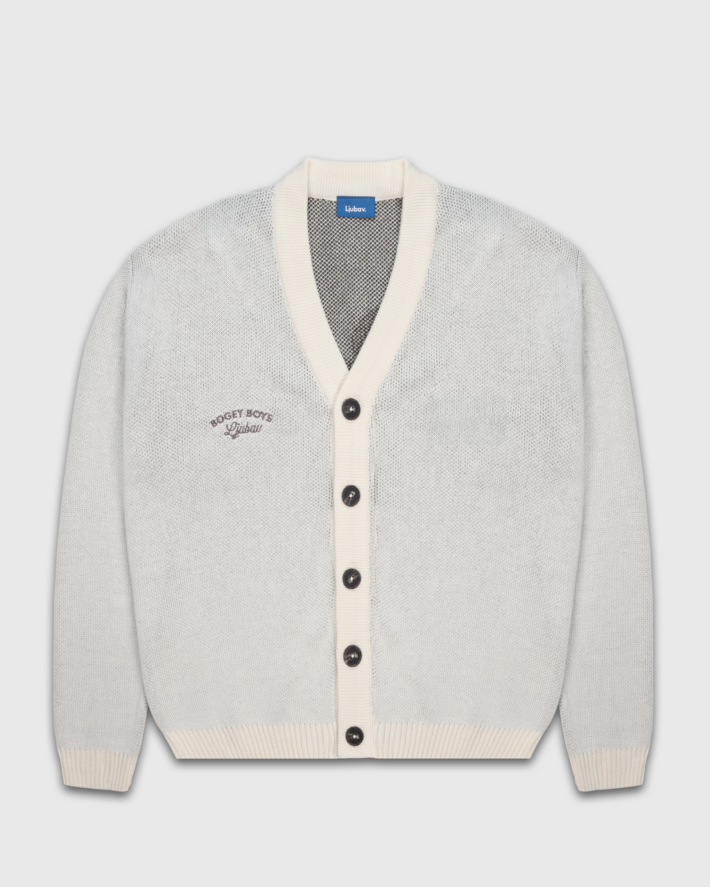 Ljubav x Bogey Boys Cardigan Cream Ljubav x Bogey Boys Cardigan Cream