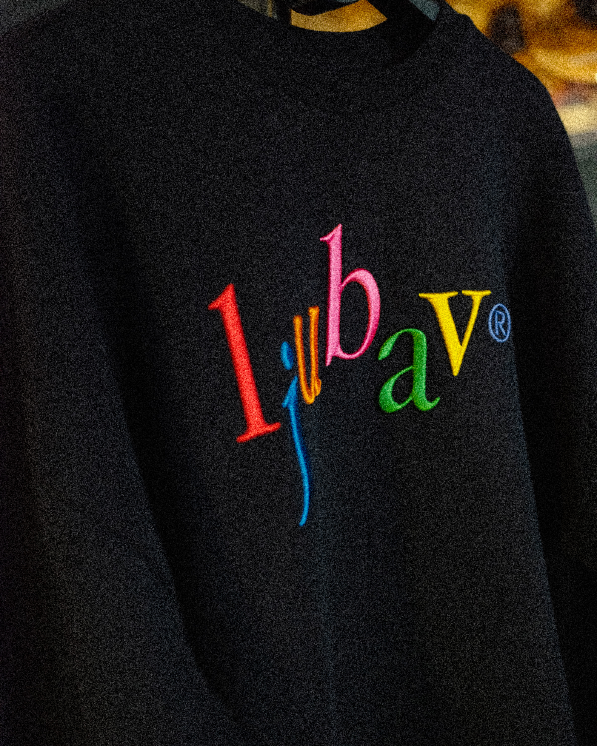 Ljubav Joy-Logo Sweatshirt Black